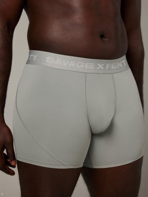 Savage X Fenty Shadow Fit Boxer Dyb Grå | PB2804791