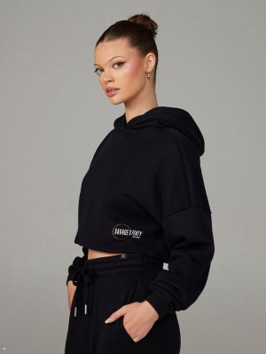 Savage X Fenty Xssential Fleece Scope Logo Cropped Sort | XP6931547