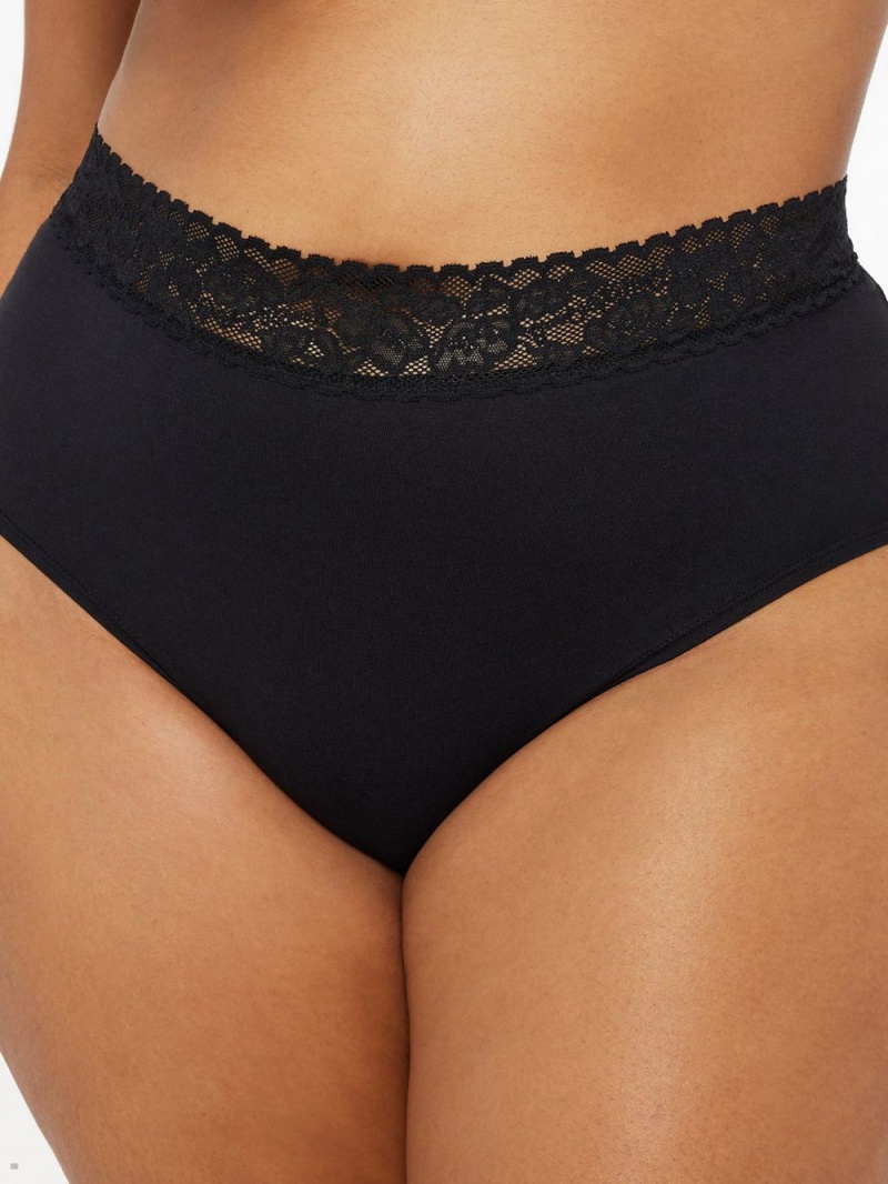 Savage X Fenty Cotton Essentials Lace-Trim Sort | PV6710534