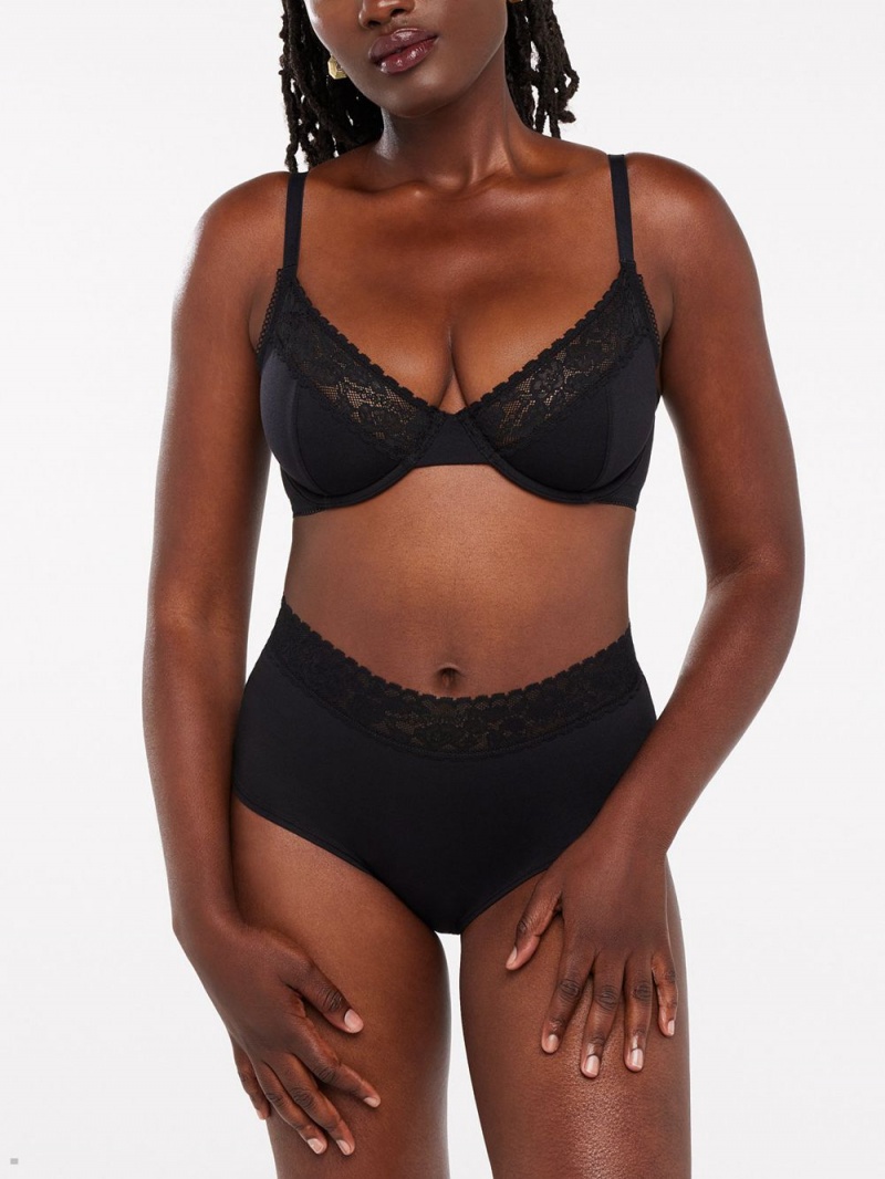 Savage X Fenty Cotton Essentials Lace-Trim Sort | GI4950326