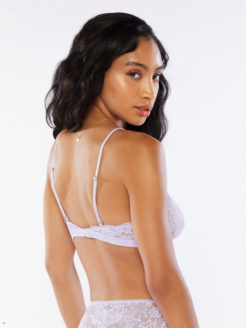 Savage X Fenty Floral Lace & Mesh Lilla | UX6910324