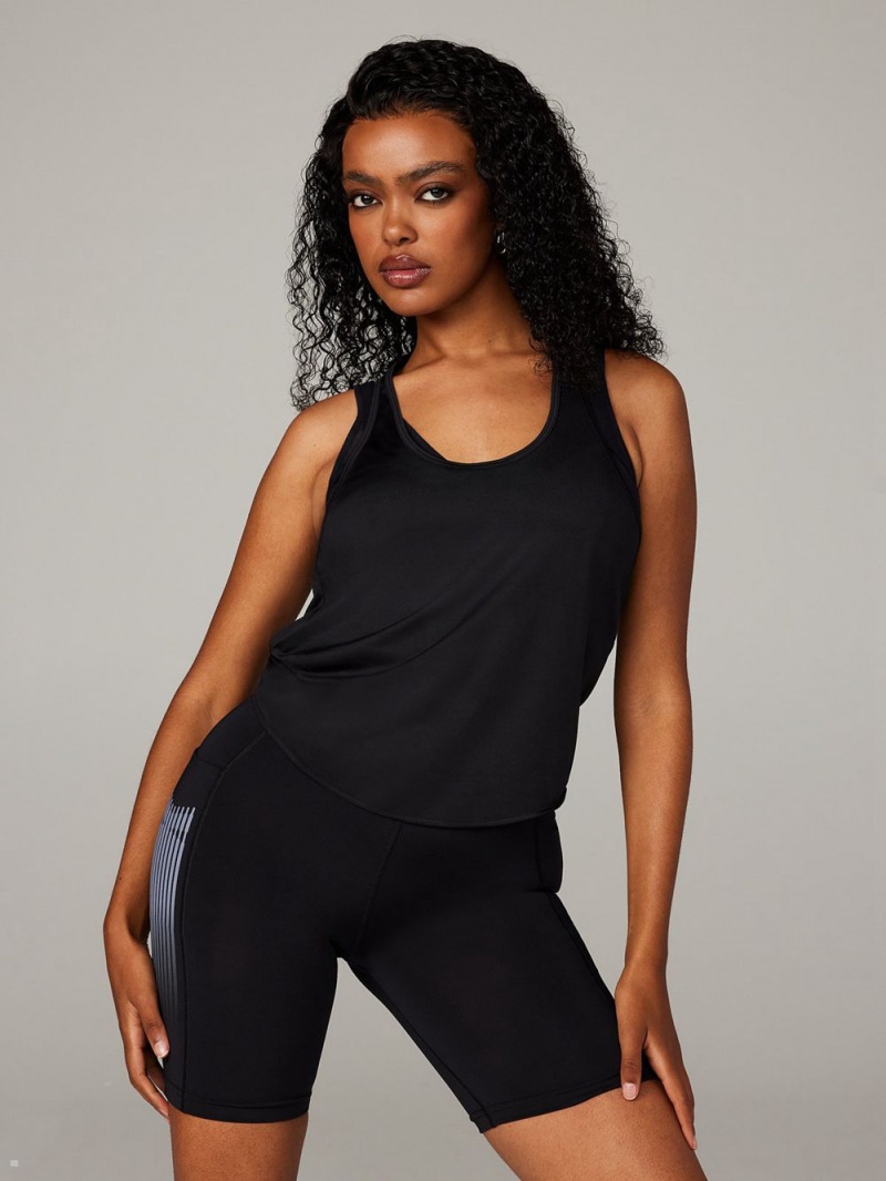 Savage X Fenty Light Layer Open-Back Tank Sort | ZV6810925