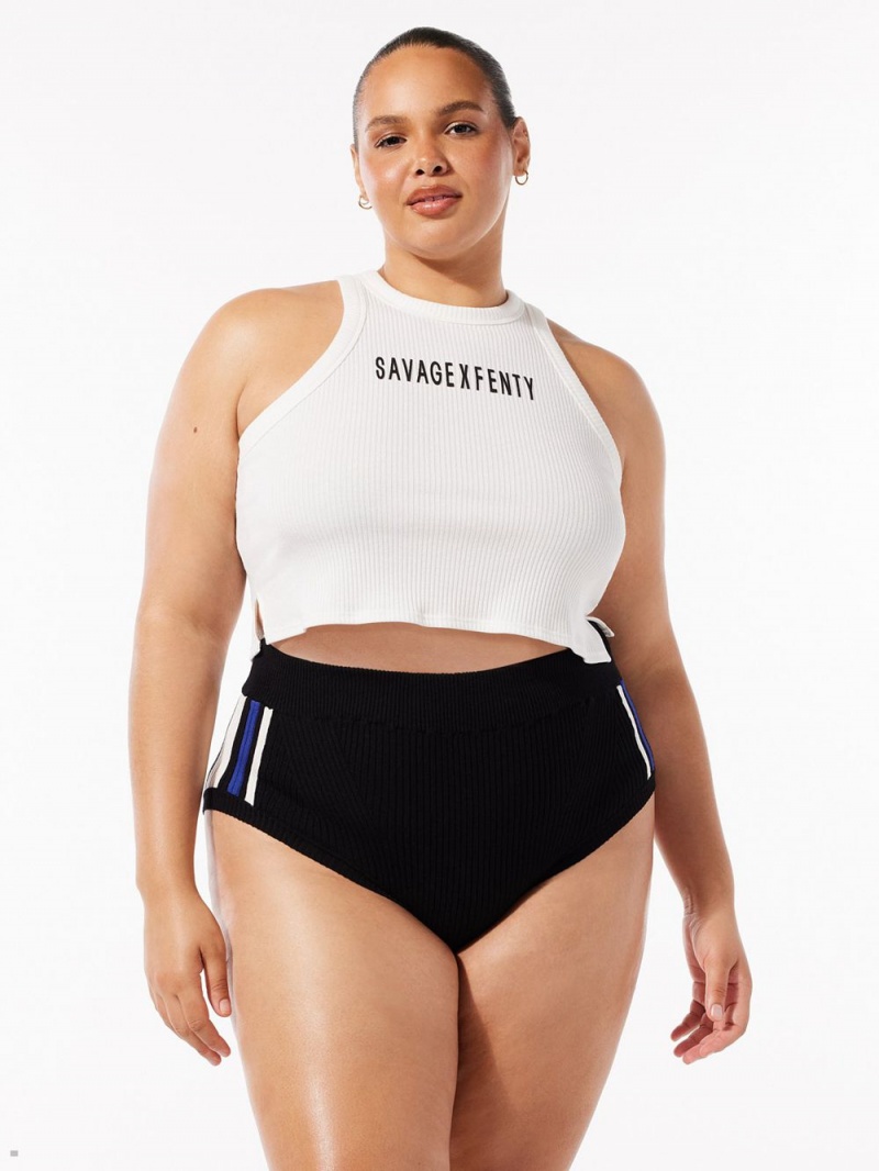 Savage X Fenty Lit Leisure Knit Booty Sort | UK9524176