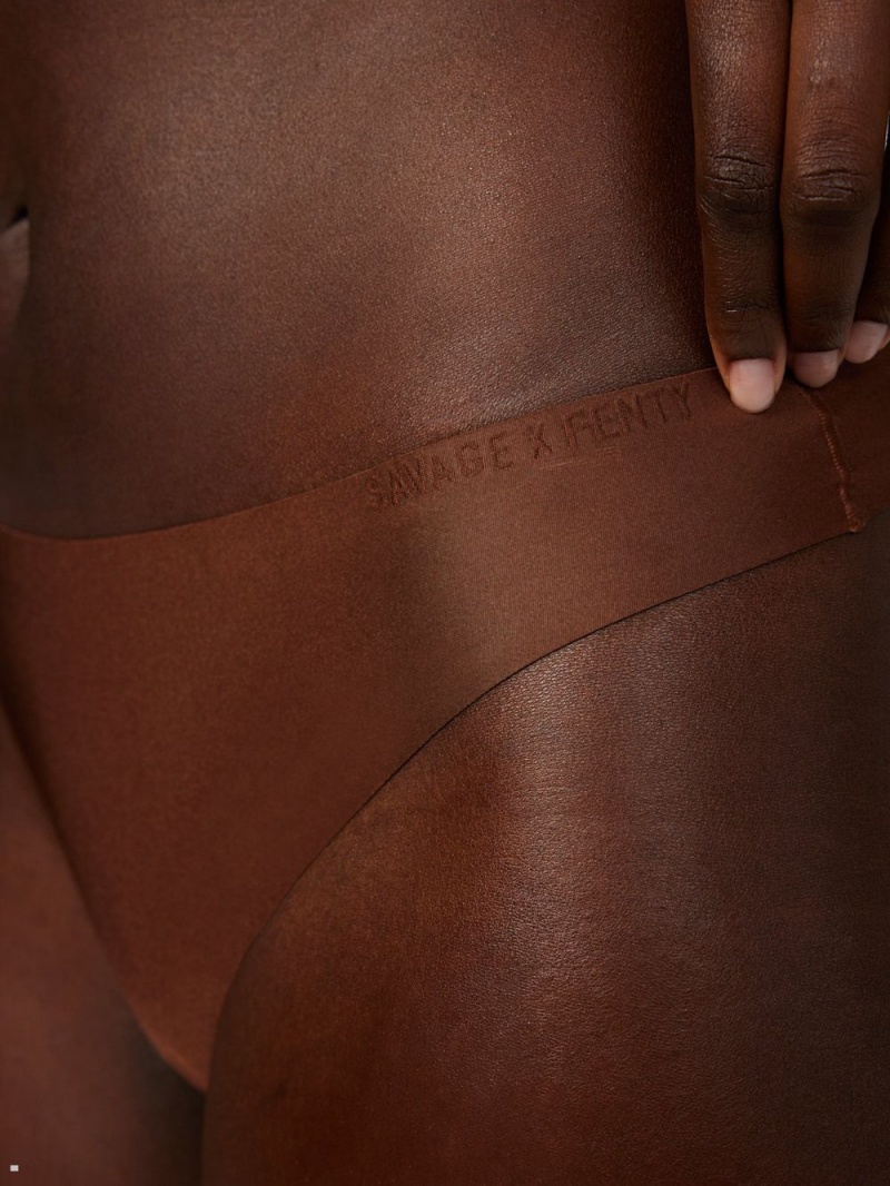 Savage X Fenty New Microfiber No-Show Brune | LD7128564