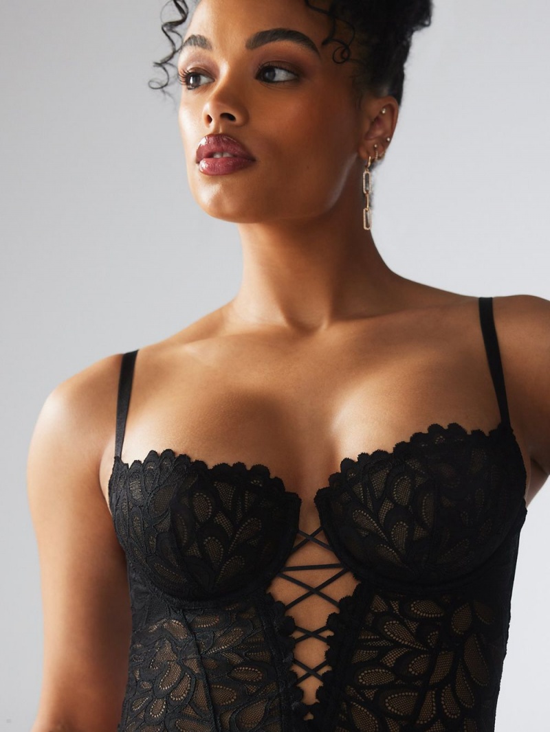 Savage X Fenty Not Sorry Underwire Teddy Sort | YN2063849