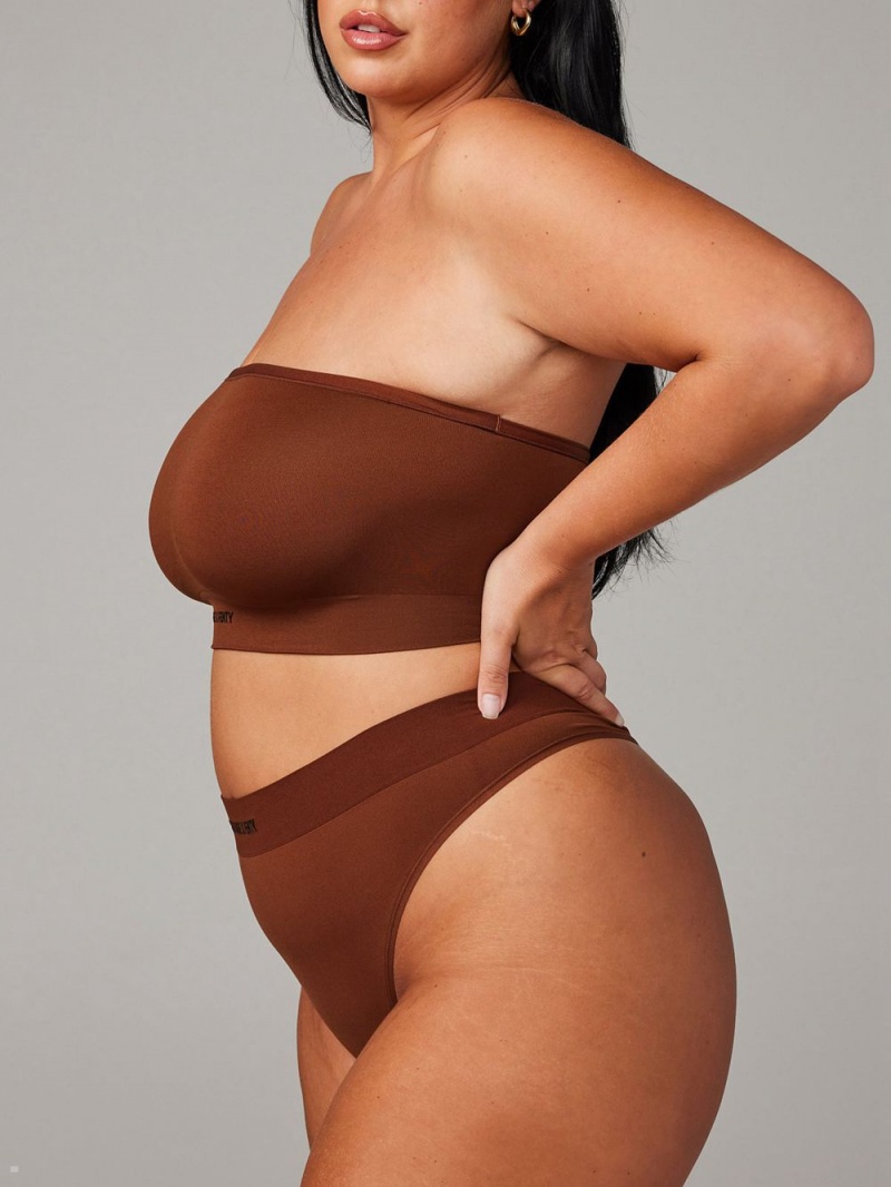 Savage X Fenty Seamless High-Talje Brune | LR4290175