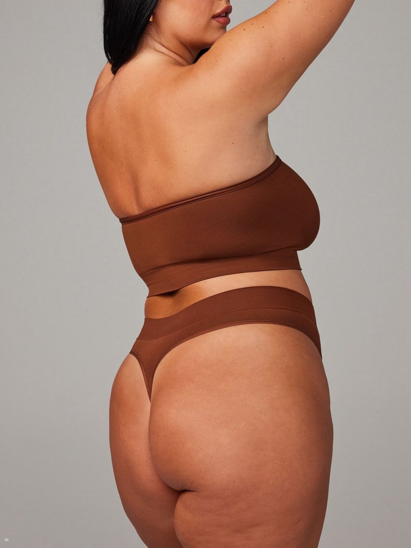 Savage X Fenty Seamless High-Talje Brune | LR4290175