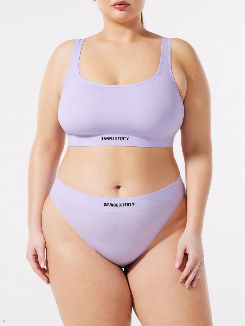 Savage X Fenty Seamless High-Talje Lilla | WV4198027