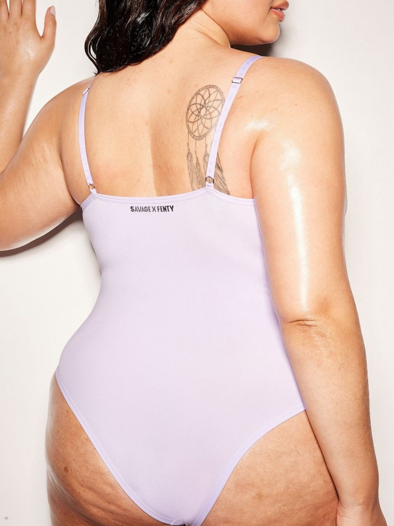 Savage X Fenty Seamless Teddy Lilla | RJ8034765