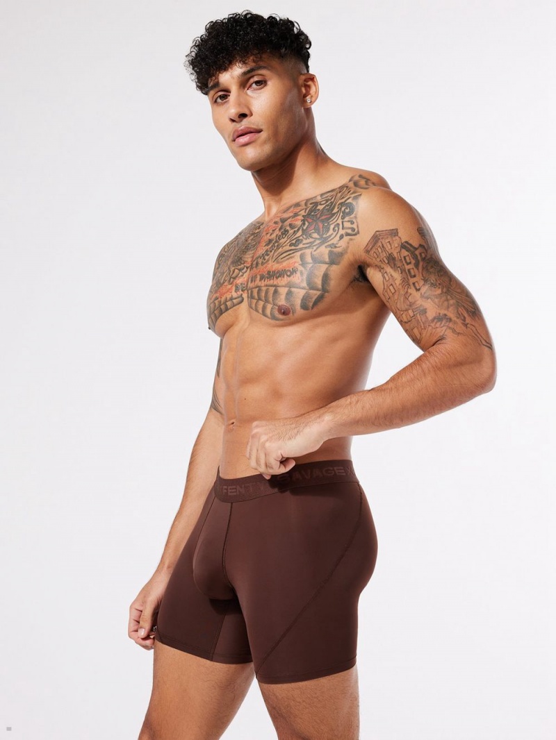 Savage X Fenty Shadow Fit Boxer Brune | XH0485372