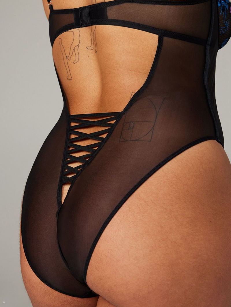 Savage X Fenty Wallflower Underwire Teddy Sort | XB2179835