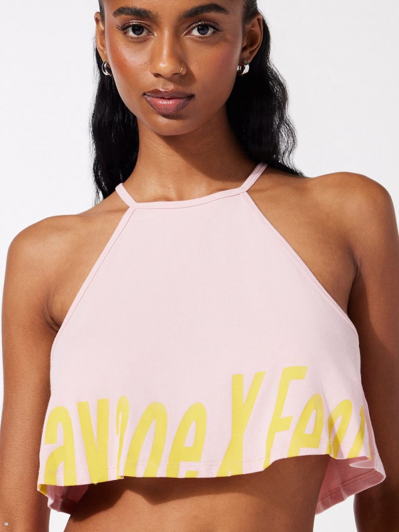 Savage X Fenty Xssential Sexties Flutter Cami Lyserød | AH3086425